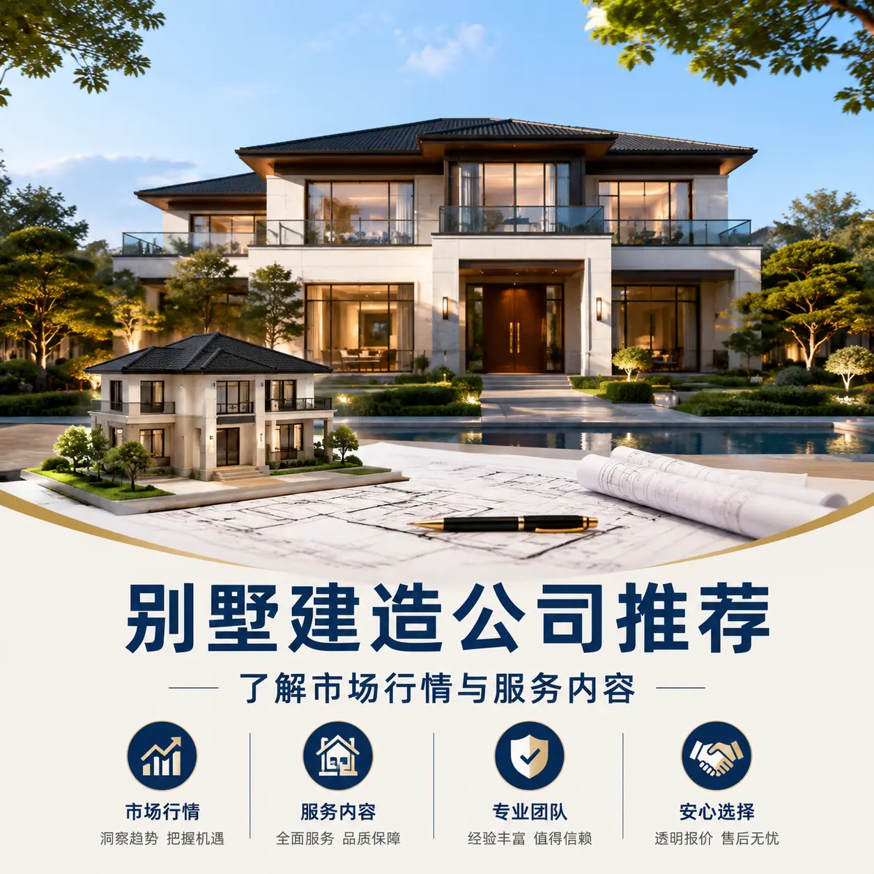 清镇 别墅建造公司推荐:了解市场行情与服务内容