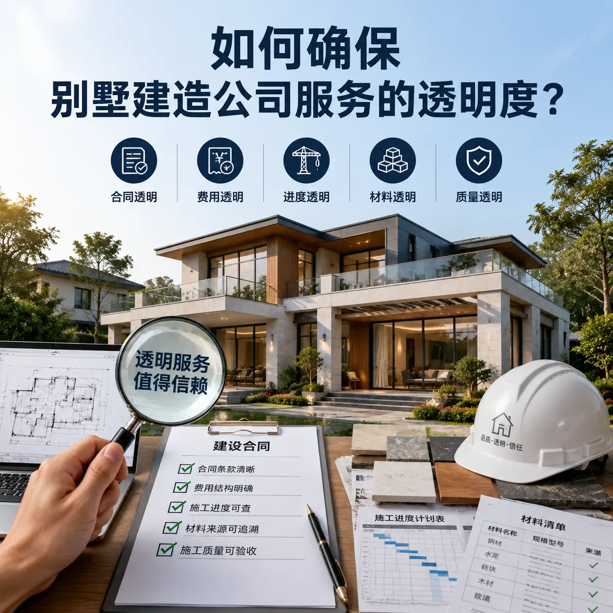 在 清镇 如何确保别墅建造公司服务的透明度?