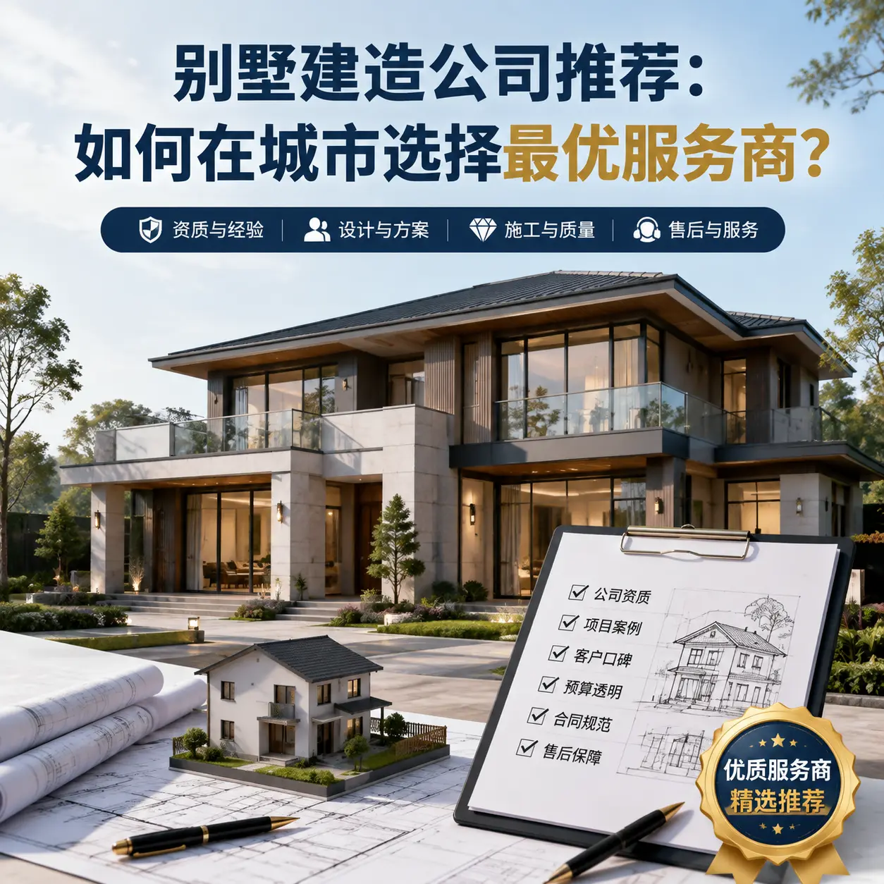 别墅建造公司推荐:如何在 清镇 选择最优服务商?
