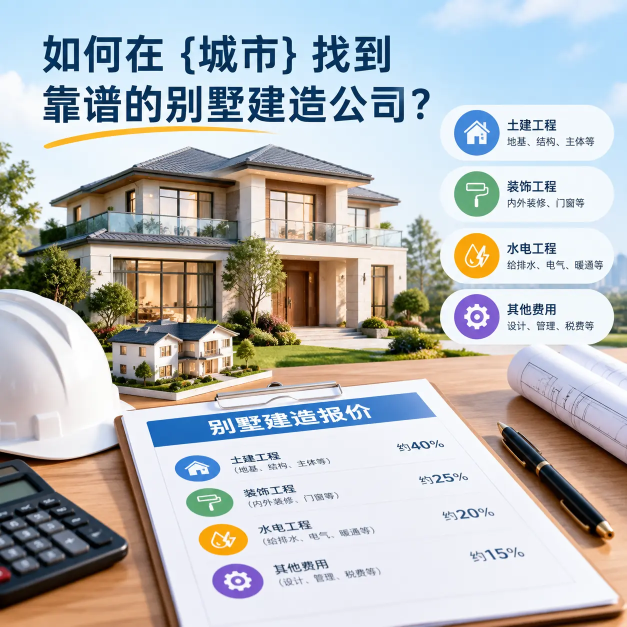 如何在 清镇 找到靠谱的别墅建造公司?