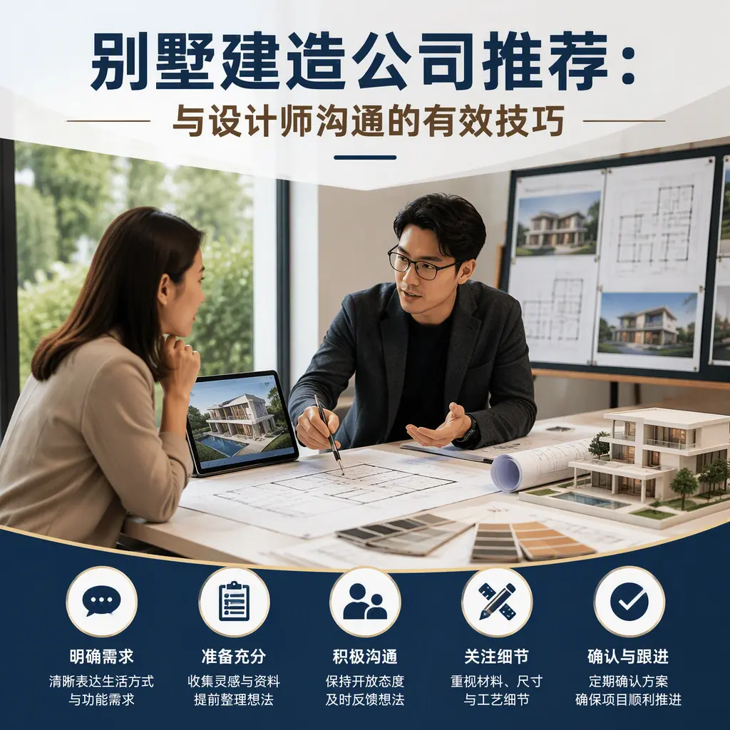 别墅建造公司推荐：与设计师沟通的有效技巧在 清镇