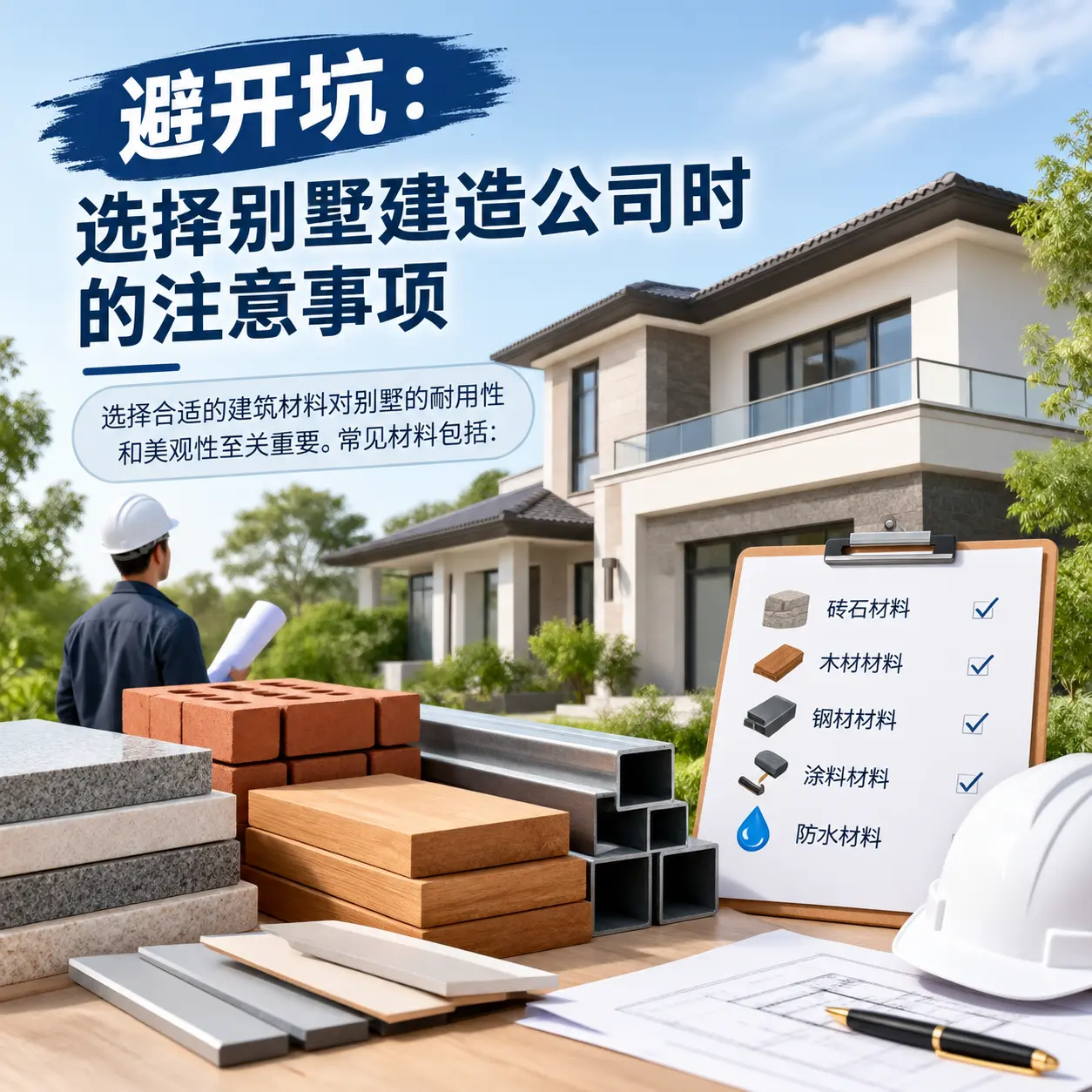 避开坑：选择 清镇 别墅建造公司时的注意事项
