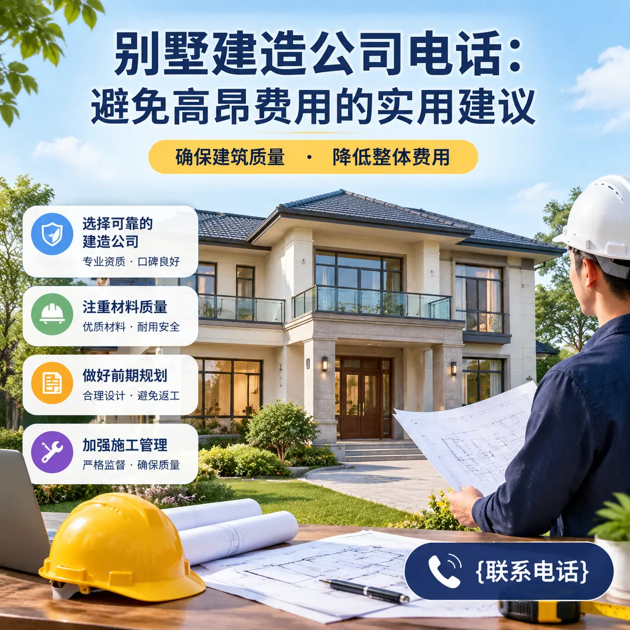清镇别墅建造公司电话:避免高昂费用的实用建议