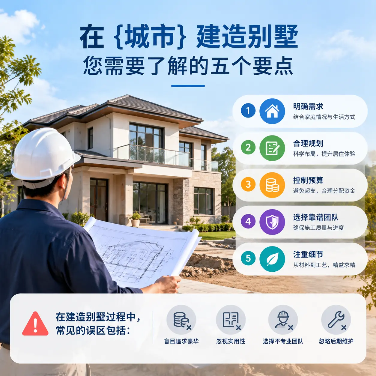在 清镇 建造别墅,您需要了解的五个要点